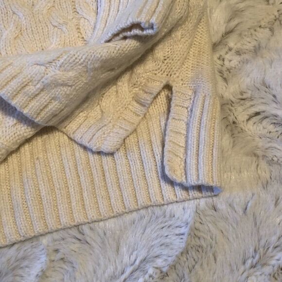 Ruff Hewn cable knit wool blend sweater size P/L - Picture 4 of 8